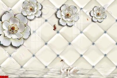 File tranh gốc in trần nhà File tranh gốc tổng hợp tranh nền tường đẹp K89401 3D