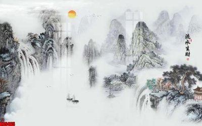 File gốc File tranh gốc tổng hợp tranh nền tường đẹp K89485 (chuẩn CMYK) cho nhà in