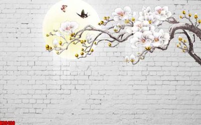 File in mica File tranh gốc tổng hợp tranh nền tường đẹp K89490 (bản gốc) làm vách ngăn