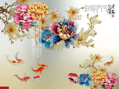 Tải file File tranh gốc tổng hợp tranh nền tường đẹp K89543 (PSD) cho in ấn quảng cáo