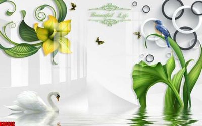 File gốc File tranh gốc tổng hợp tranh nền tường đẹp K89562 (cho in ấn) từ kho Filetranh