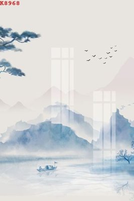 File gốc in tráng gương File gốc in tranh tổng hợp K8968 chi tiết