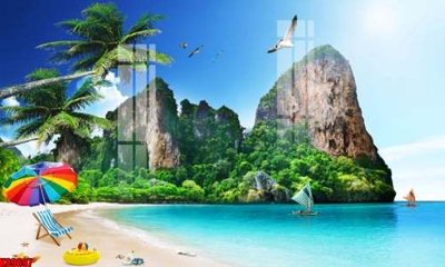 File gốc File tranh gốc tổng hợp tranh nền tường đẹp K89697 (in mica) làm bảng hiệu