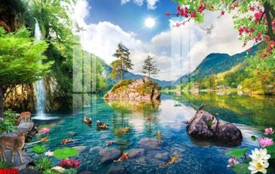 File ảnh File tranh gốc tổng hợp tranh nền tường đẹp K89741 (gốc) in Hiflex