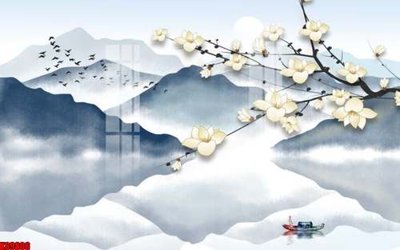 File gốc File tranh gốc tổng hợp tranh nền tường đẹp K89806 (in mica) làm quà tặng