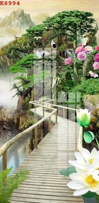 File gốc File gốc in tranh tổng hợp K8994 (in mica) trang trí