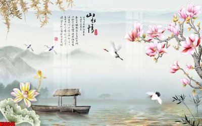 File gốc File tranh gốc tổng hợp tranh nền tường đẹp K90044 (in lụa) trang trí tường