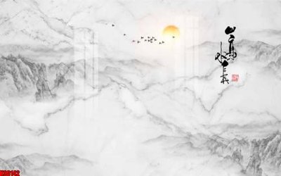 File gốc File tranh gốc tổng hợp tranh nền tường đẹp K90142 (in tráng gương) nghệ thuật