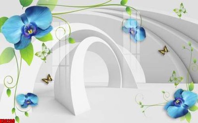 File in trần File tranh gốc tổng hợp tranh nền tường đẹp K90209 (bản gốc) hoa văn