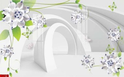 File tranh File tranh gốc tổng hợp tranh nền tường đẹp K90215 (bản gốc) in lụa dán tường