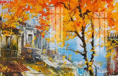 File in lụa File gốc in tranh tổng hợp K9025 (phong cảnh) File gốc in tranh tổng hợp K9025