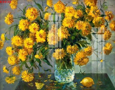 File in mica File gốc in tranh tổng hợp K9030 (bản gốc) làm vách ngăn