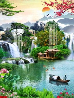 Tải file File tranh gốc tổng hợp tranh nền tường đẹp K90303 (gốc) để in ấn ngay