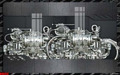 Download file gốc File tranh gốc tổng hợp tranh nền tường đẹp K90313 (in mica) 3D