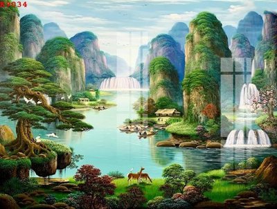 Tải file File gốc in tranh tổng hợp K9034 (gốc) in tranh tráng gương