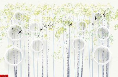 Ảnh gốc file in lụa File tranh gốc tổng hợp tranh nền tường đẹp K90418 chi tiết