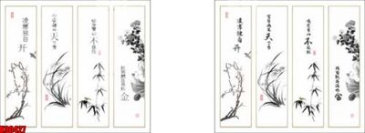 File tranh File tranh gốc tổng hợp tranh nền tường đẹp K90427 (gốc) in backlit film