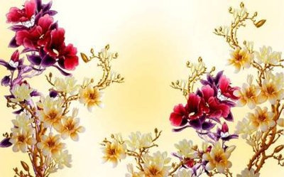 File gốc File tranh gốc tổng hợp tranh dán nền tường đẹp K91017 (in mica) trang trí