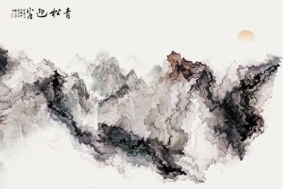 File gốc File tranh gốc tổng hợp tranh dán nền tường đẹp K91186 (PSD/TIFF) độ phân giải cao