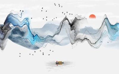 File gốc File tranh gốc tổng hợp tranh dán nền tường đẹp K91204 (in lụa) cao cấp