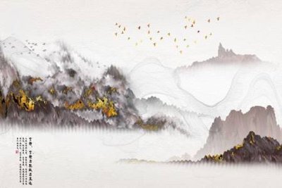 File gốc File tranh gốc tổng hợp tranh dán nền tường đẹp K91211 (AI/EPS) cho in ấn