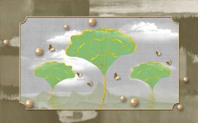 File gốc File tranh gốc tổng hợp tranh dán nền tường đẹp K91486 (AI/EPS) cho in ấn