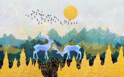 File in trần File tranh gốc tổng hợp tranh dán nền tường đẹp K91628 (bản gốc) phong cảnh