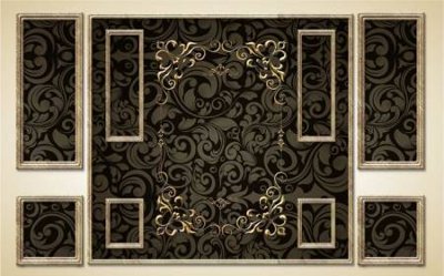 File PSD File tranh gốc tổng hợp tranh dán nền tường đẹp K91688 (bản gốc) đã tách nền