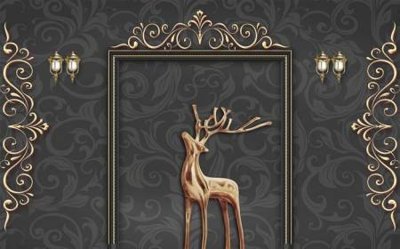 Download file gốc File tranh gốc tổng hợp tranh dán nền tường đẹp K91927 (in lụa) nghệ thuật