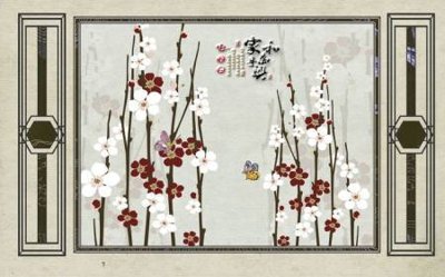 Tải xuống file tranh gốc File tranh gốc tổng hợp tranh dán nền tường đẹp K92095 (PSD/TIFF)