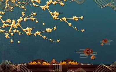 File gốc File tranh gốc tổng hợp tranh dán nền tường đẹp K92381 (in tráng gương) hiện đại