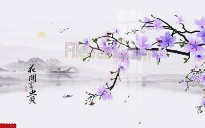 File gốc File tranh gốc tổng hợp tranh nền tường đẹp K93020 (in mica) trang trí