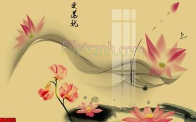 File ảnh File tranh gốc tổng hợp tranh nền tường đẹp K93055 (gốc) in decal dán tường