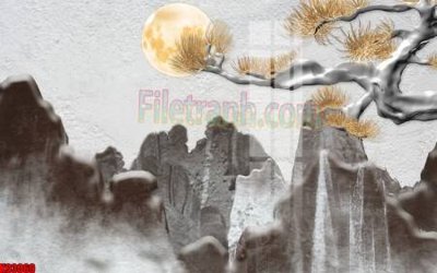 File tranh gốc File tranh gốc tổng hợp tranh nền tường đẹp K93069 (bản đẹp) độc quyền