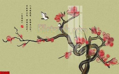 File PSD File tranh gốc tổng hợp tranh nền tường đẹp K93085 (bản gốc) dễ dàng edit