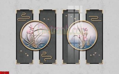 File tranh in tráng gương File tranh gốc tổng hợp tranh nền tường đẹp K93105 (siêu nét)