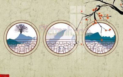 File ảnh File tranh gốc tổng hợp tranh nền tường đẹp K93148 (gốc) cho trang trí nhà hàng