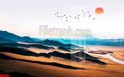 File gốc File tranh gốc tổng hợp tranh nền tường đẹp K93175 (ảnh chi tiết) để in lụa