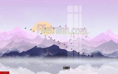 Tải về hình ảnh gốc File tranh gốc tổng hợp tranh nền tường đẹp K93238 sắc nét