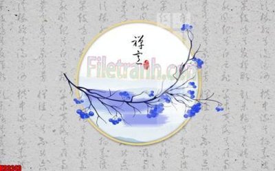 Download file gốc File tranh gốc tổng hợp tranh nền tường đẹp K93243 (in lụa) tranh 3D