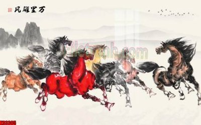 Tải file File tranh gốc tổng hợp tranh nền tường đẹp K93305 (PSD) cho in ấn quảng cáo