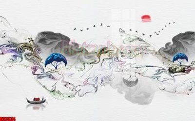 File gốc File tranh gốc tổng hợp tranh nền tường đẹp K93334 (phong cách) tối giản