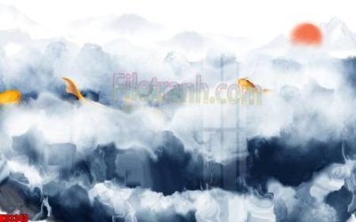 File in ấn File tranh gốc tổng hợp tranh nền tường đẹp K93343 chuyên nghiệp