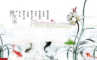 File tranh File tranh gốc tổng hợp tranh nền tường đẹp K93352 (bản gốc) in lụa 5D