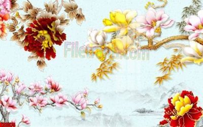 Tải file File tranh gốc tổng hợp tranh nền tường đẹp K93575 (ảnh gốc) in tranh kính