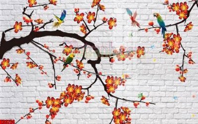 File in mica File tranh gốc tổng hợp tranh nền tường đẹp K93724 (ảnh gốc) đẹp