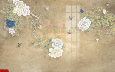 File gốc File tranh gốc tổng hợp tranh nền tường đẹp K93744 (phiên bản chuẩn) để in ấn