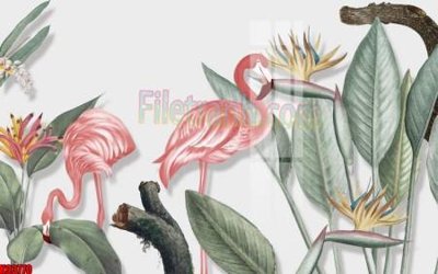 File gốc File tranh gốc tổng hợp tranh nền tường đẹp K93770 (PSD/TIFF) độ phân giải cao