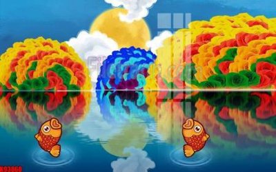 File ảnh File tranh gốc tổng hợp tranh nền tường đẹp K93860 (gốc) dùng in Pano