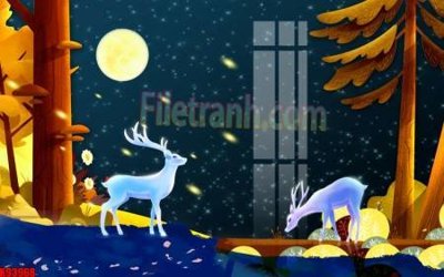 File in trần File tranh gốc tổng hợp tranh nền tường đẹp K93968 (file gốc) hoa văn 3D